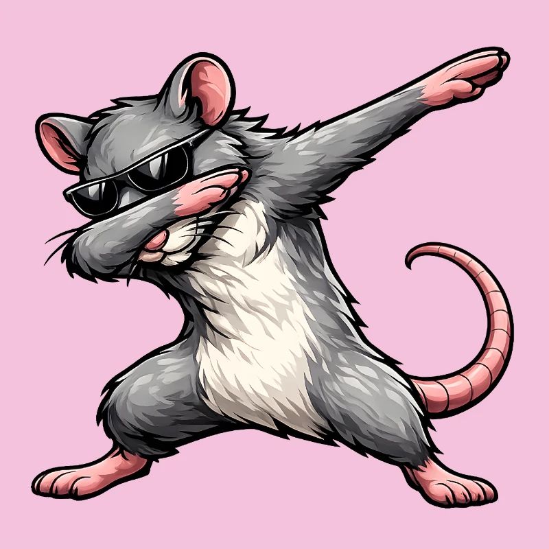 Dabbing Rat
