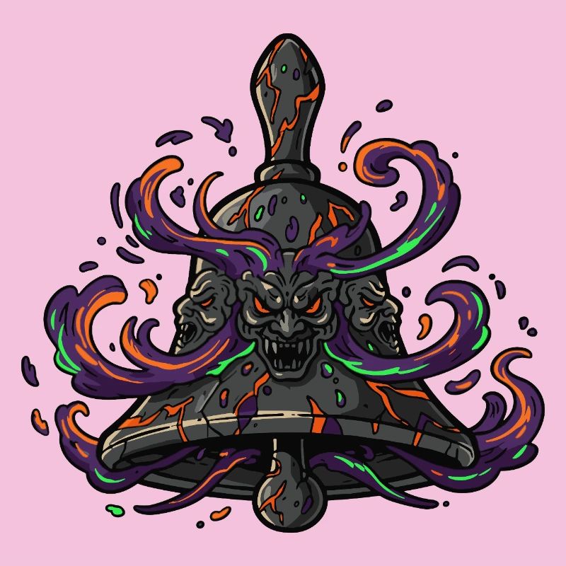 Skull Bell Neon