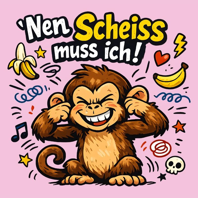 Nen Scheiss muss ich Affe