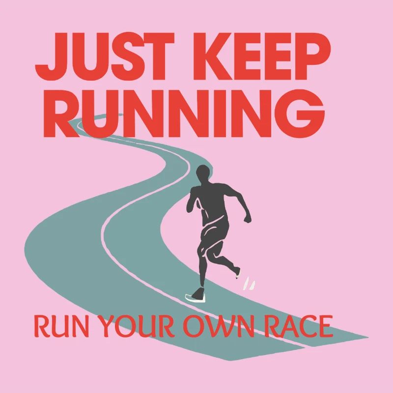 Jogging, Endurance Runner Fitness, continue simplement à courir