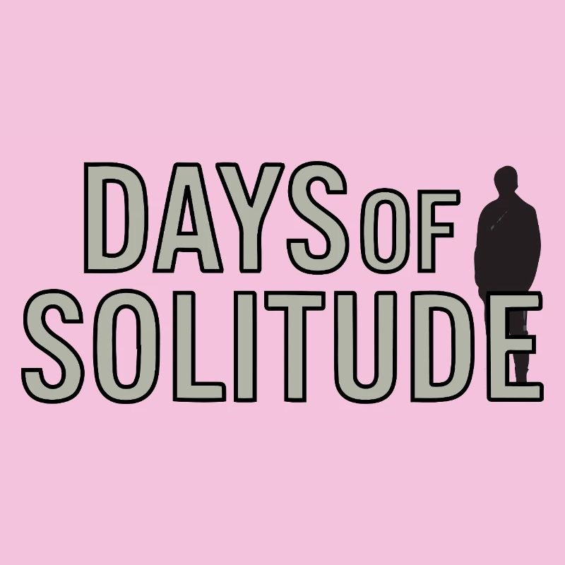 Minimalist Lonely Silhouette Illustration