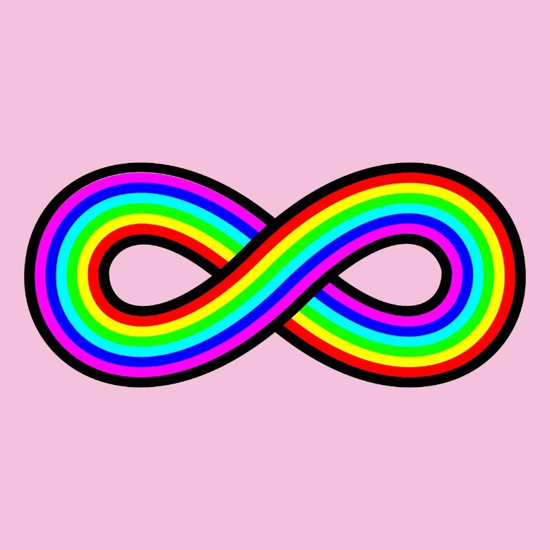 Autismus Regenbogen Unendlichkeit