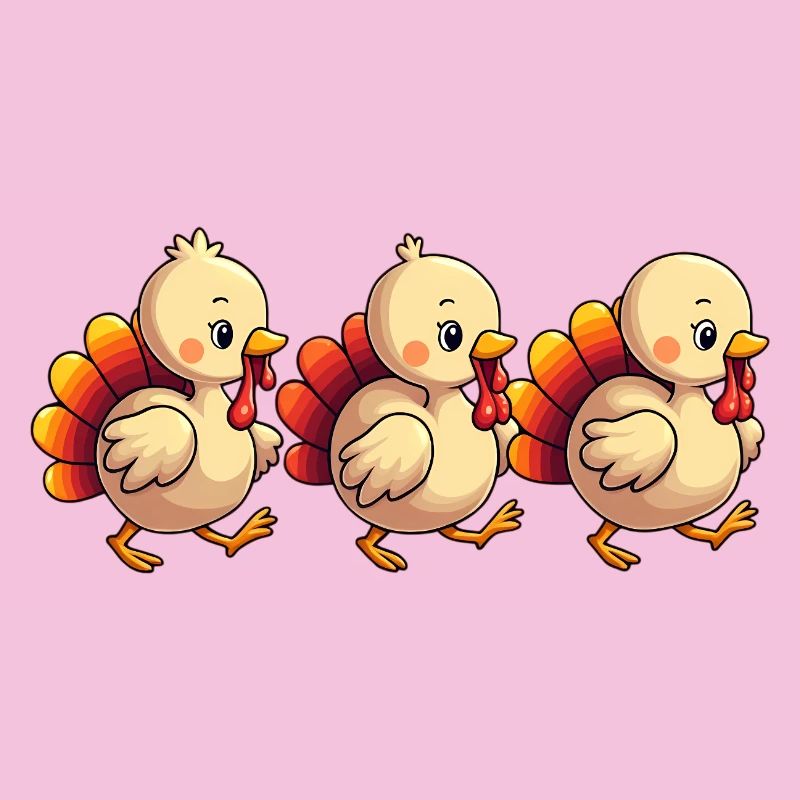 Bébé dinde de Thanksgiving