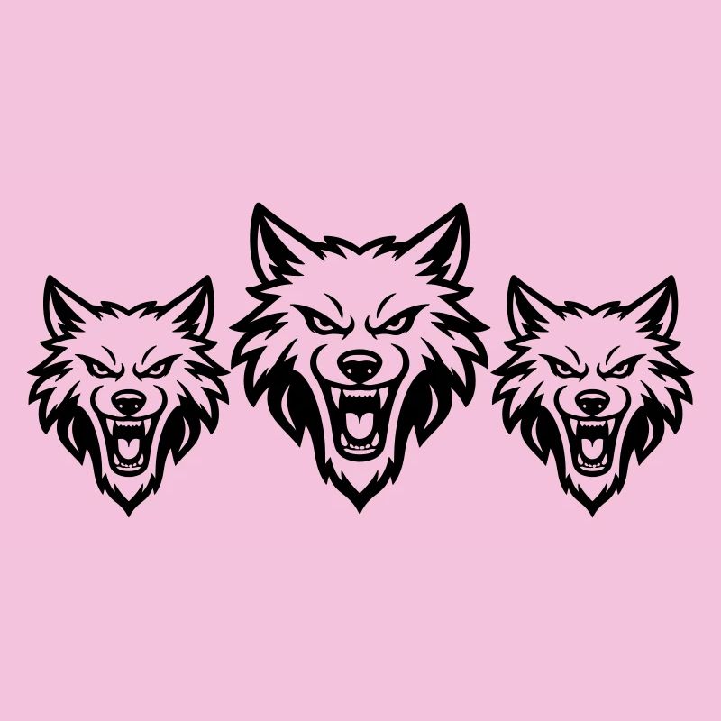 Meute d’équipe de loups