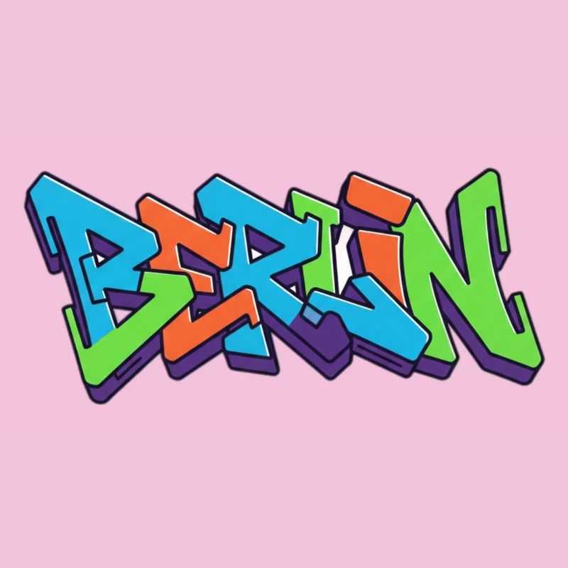 Berlin Streets Graffiti Colour Explosion