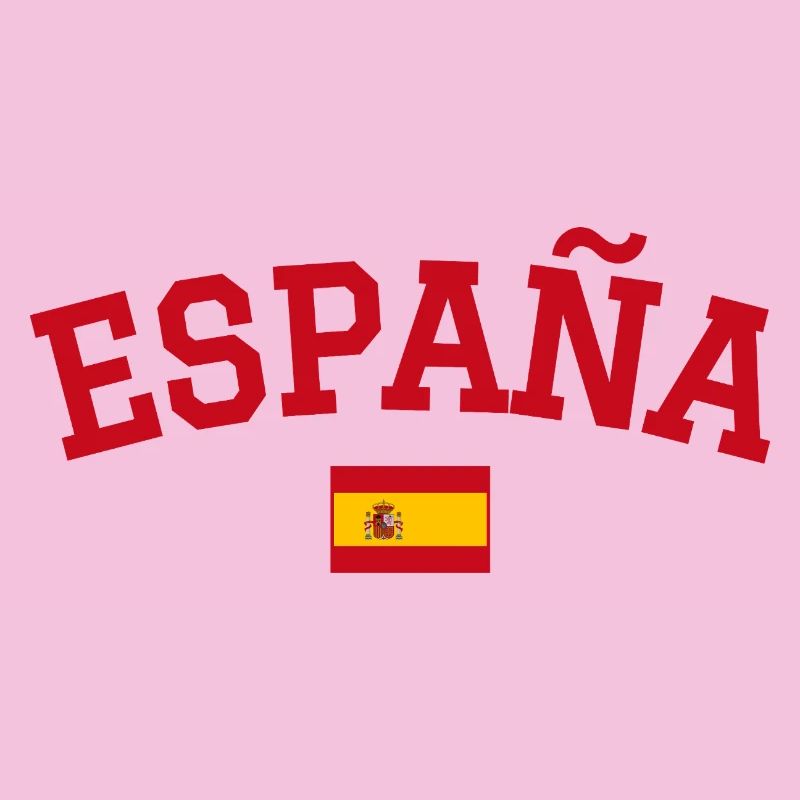 Spain Flag Design Red