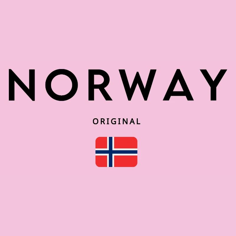 Norwegian pride, minimalist sleek design