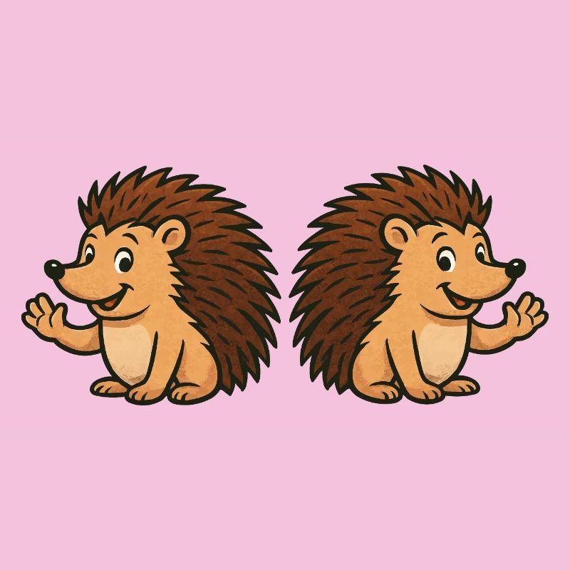 Niedliche Igel  Comic