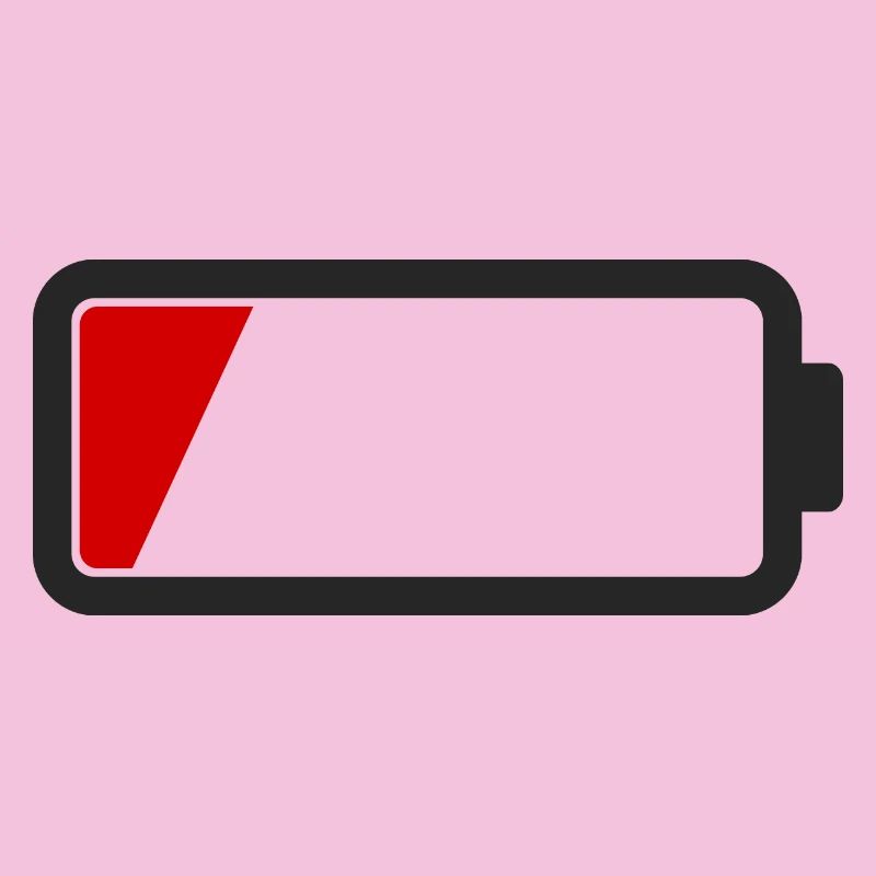 Batterie leer