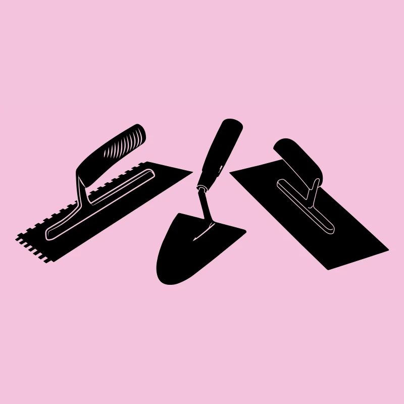 Outils maçonniques en stuc