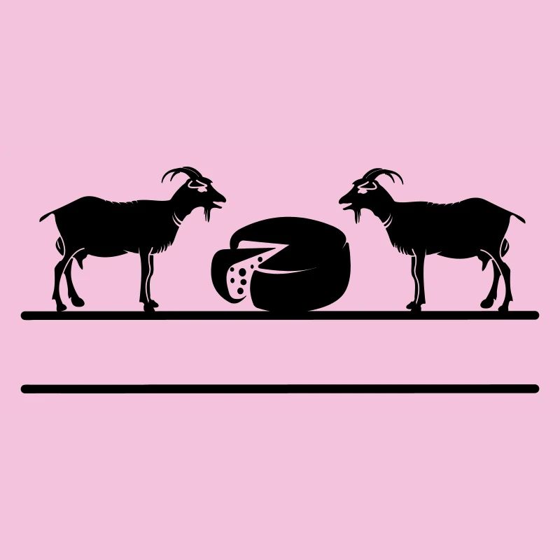 Ziegenkäse-Monogramm.