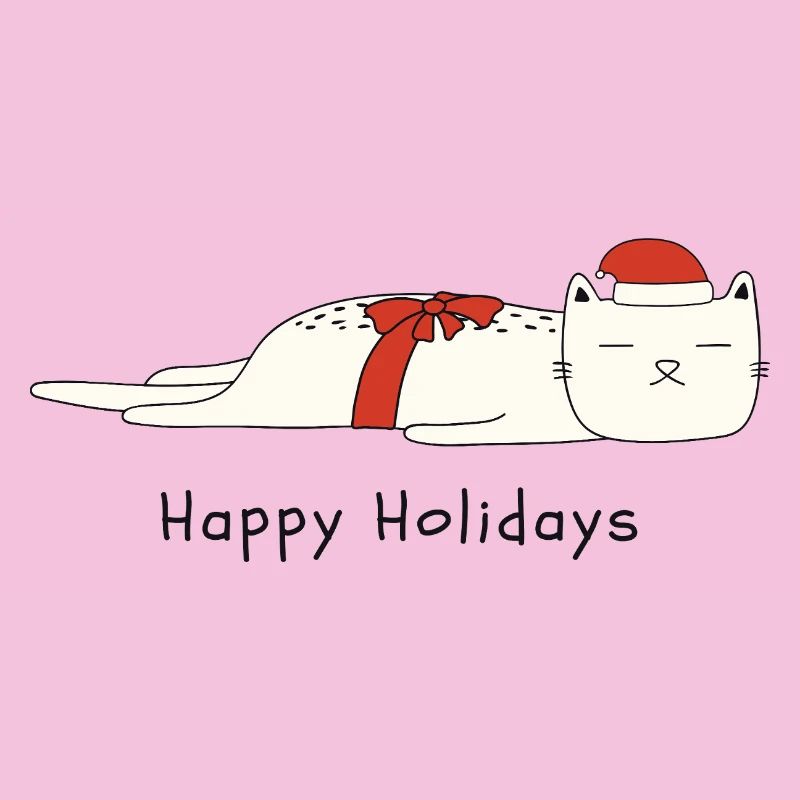 Drôle de chat Noël