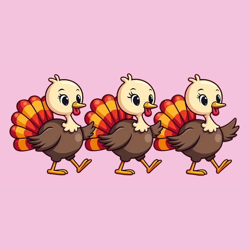 Bébé dinde de Thanksgiving