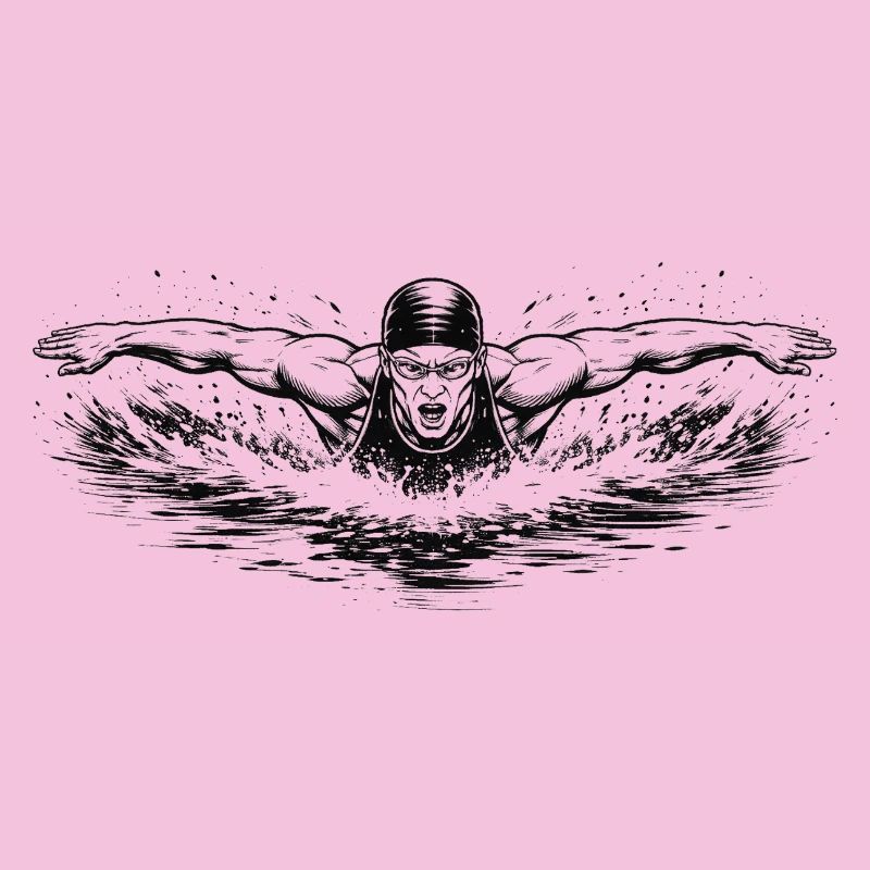Flotter dans un puissant style Comic Ink