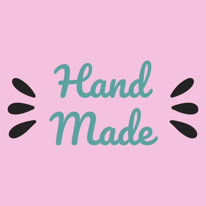 Handgemachtes Minimalistisches Bastelhemd im Skriptstil