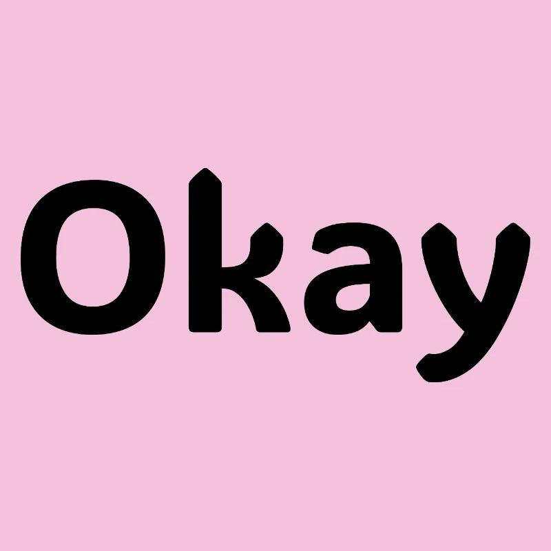Okay Statement-Hemd Minimalistisches Design