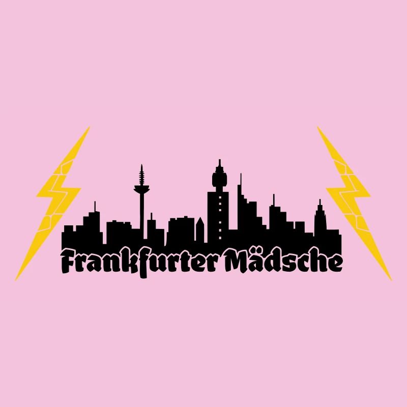 Frankfurter Maedsche ffm skyline