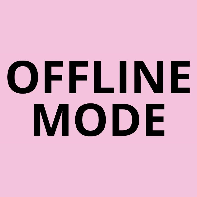 OFFLINE MODE – Minimal Unisex Sweatshirt