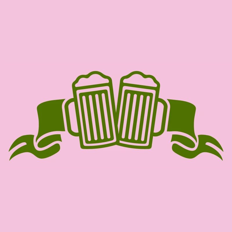 Two Beer Glasses Push