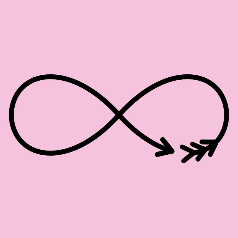 Flèche du Signe de l’Infini Cadeau Amour