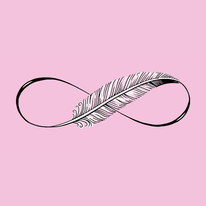 Cute Lines Infinity Feder