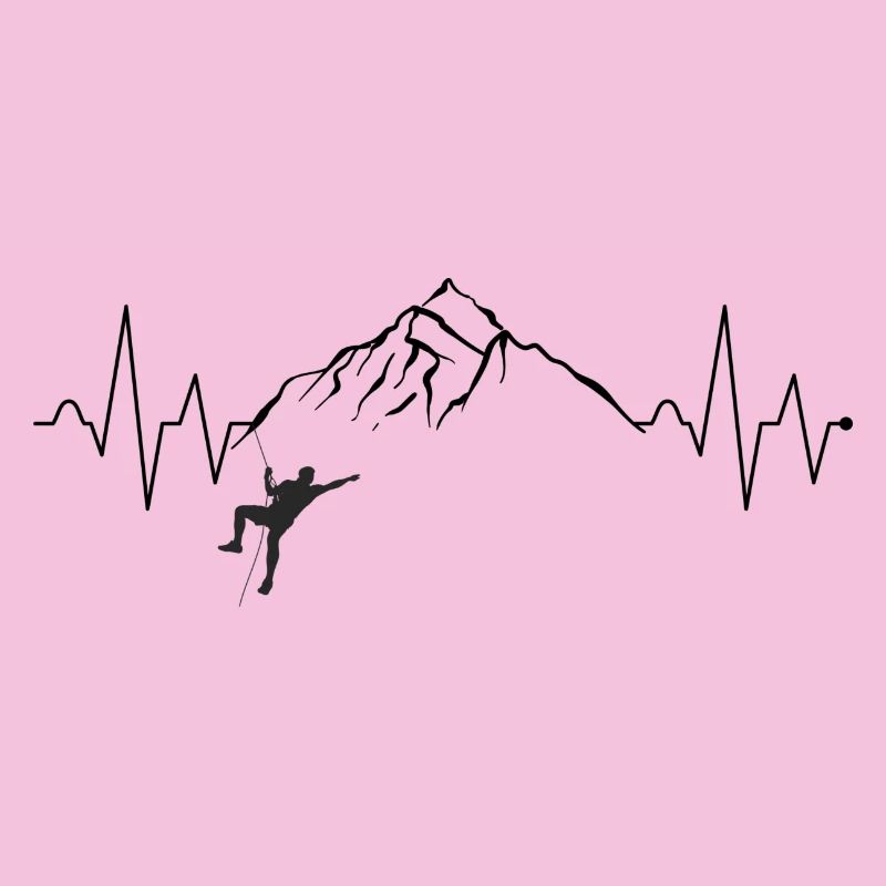 Climber Silhouette Rope Art