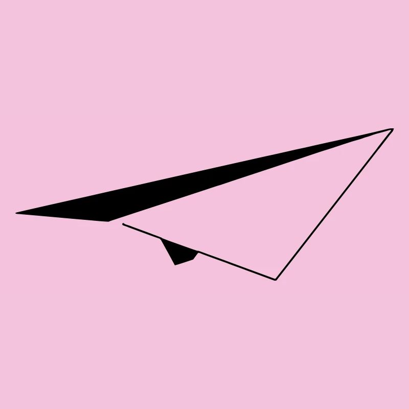 Minimalistisches Papierflugzeug