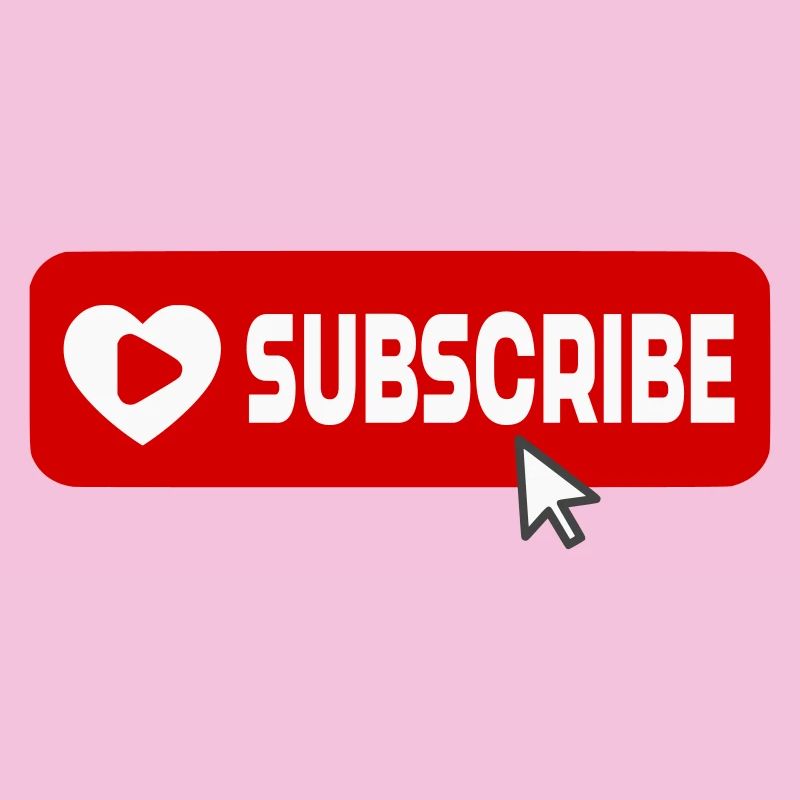 Fabulous YouTube Channel Subscribe Button Icon