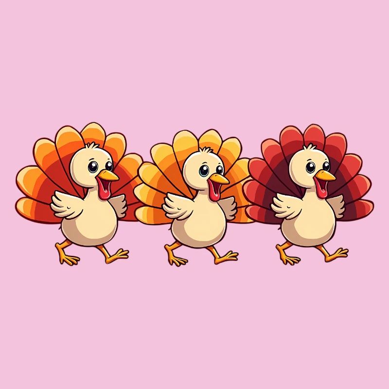 Bébé dinde de Thanksgiving