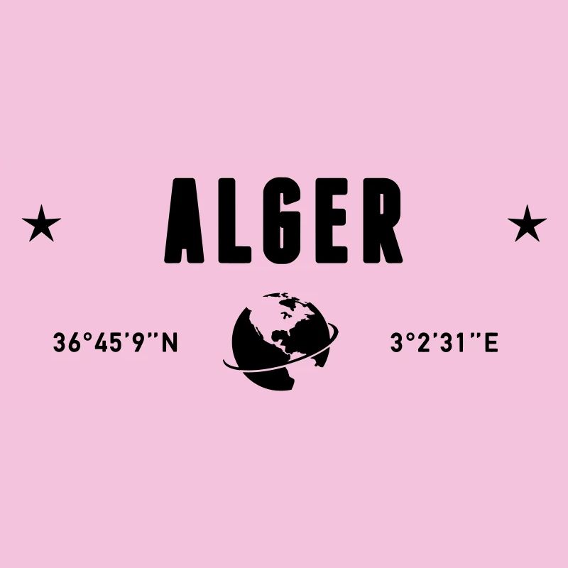 Algier, Algerien Koordinaten Planet Erde