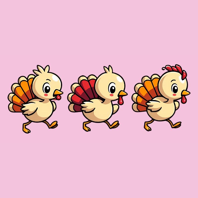 Bébé dinde de Thanksgiving