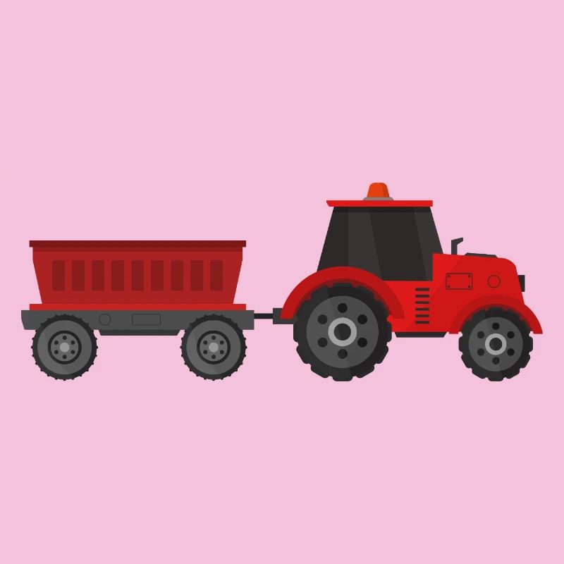 Traktor mit Anhänger