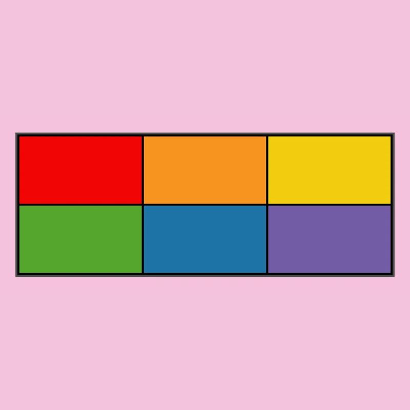LGBT_Regenbogen_Farbblock grille