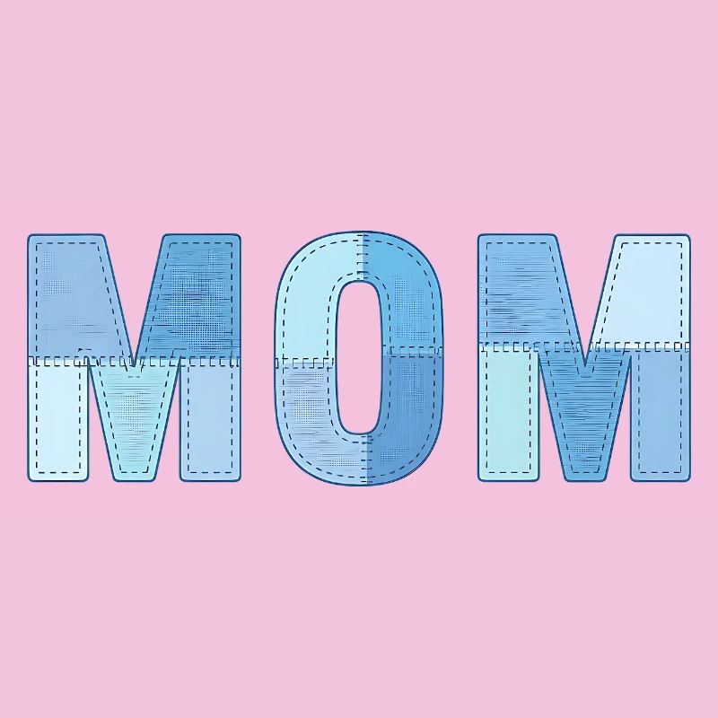 MOM Patchwork Denim Style