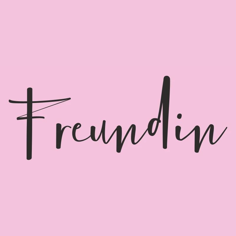 Petite amie – Adore le design de texte