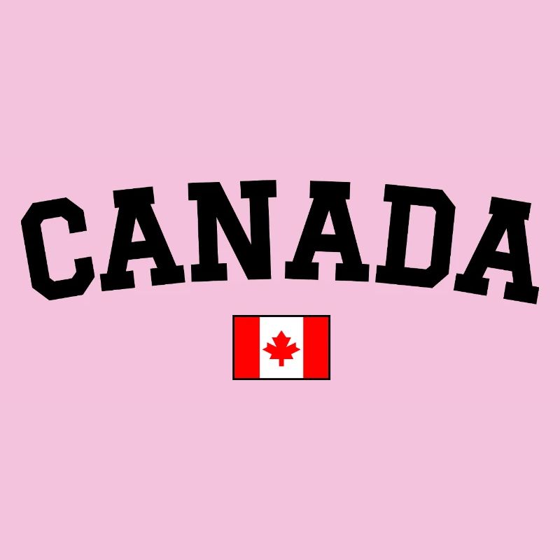 Drapeau du Canada Noir