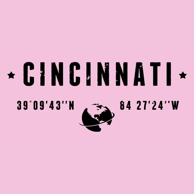 Cincinnati Ohio Coordinates Gps Globe