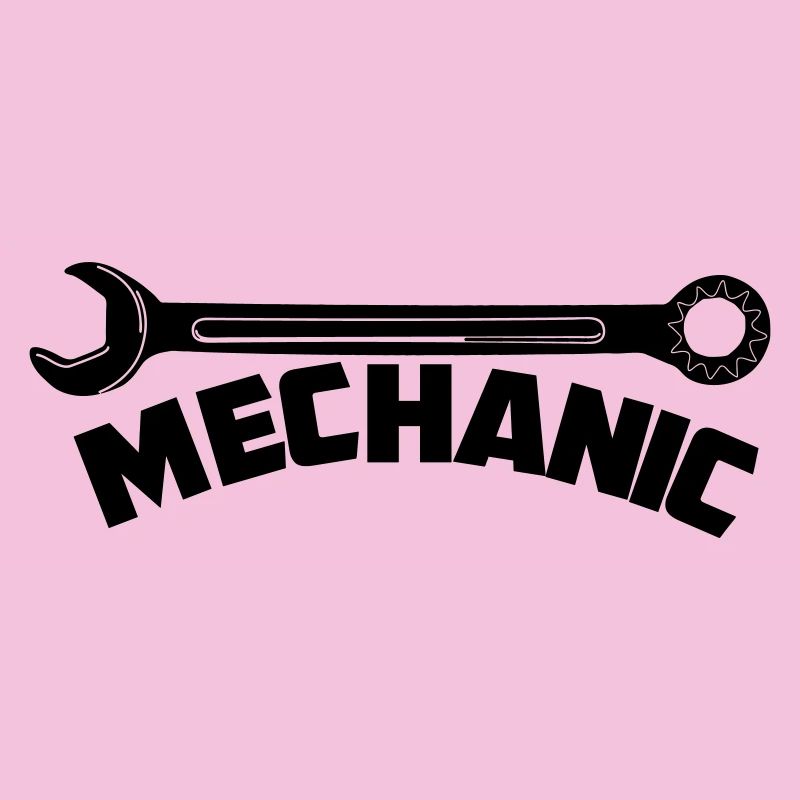 Mechanic with key text Mechanic