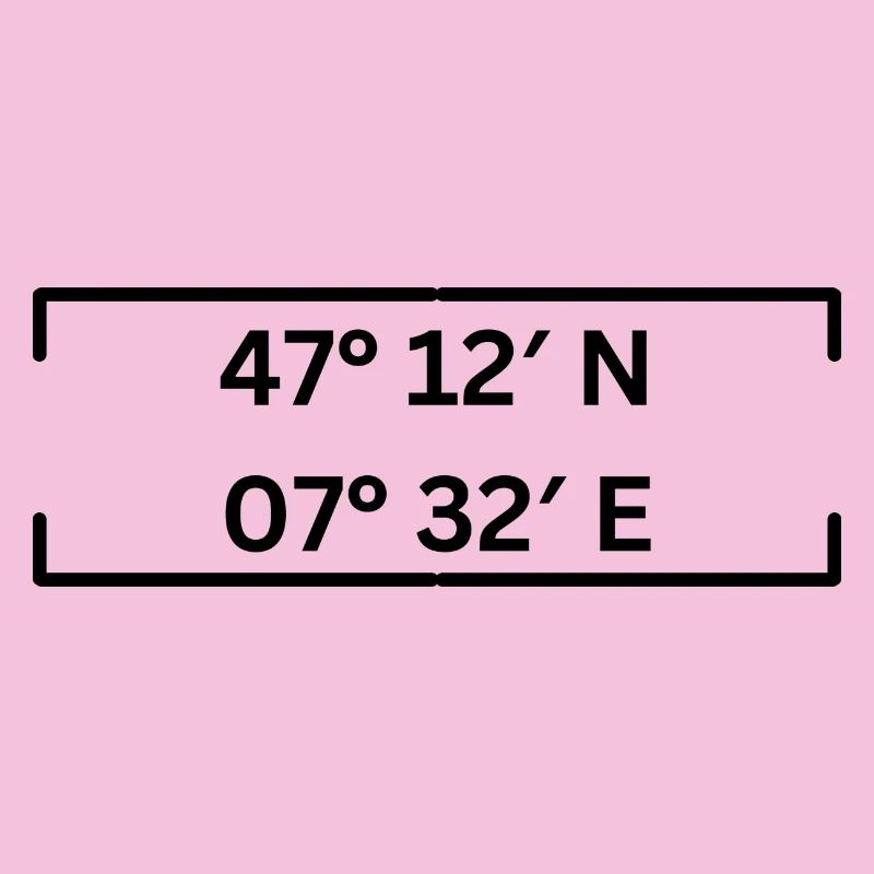 Coordinates Solothurn Minimalist