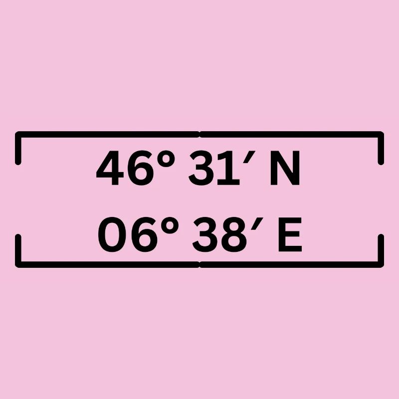 Coordinates Lausanne Minimalist