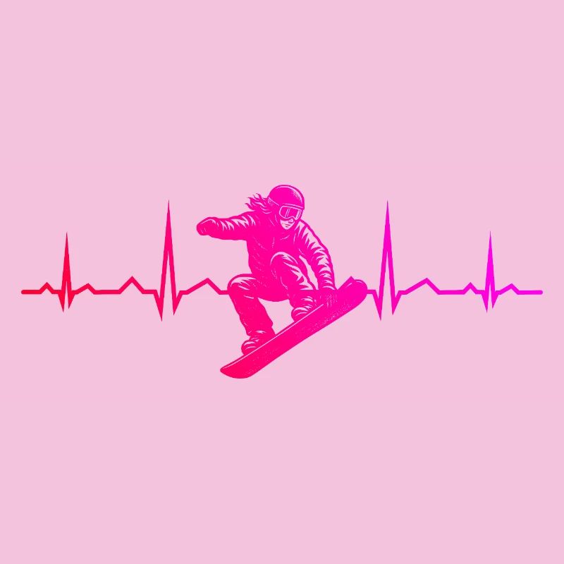 Klare Snowboard Botschaft