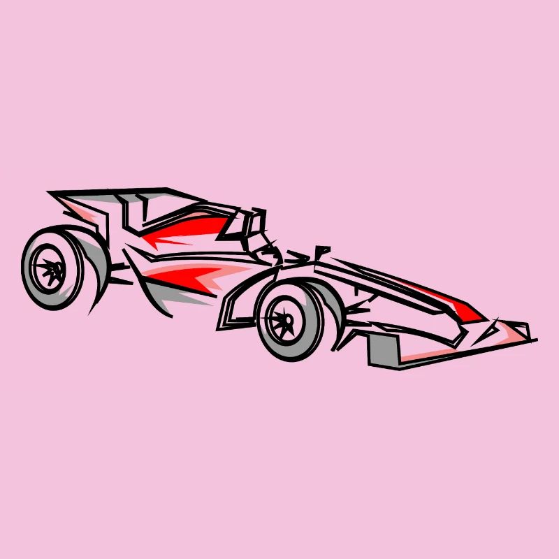Illustration de voitures de course Conception du sport automobile