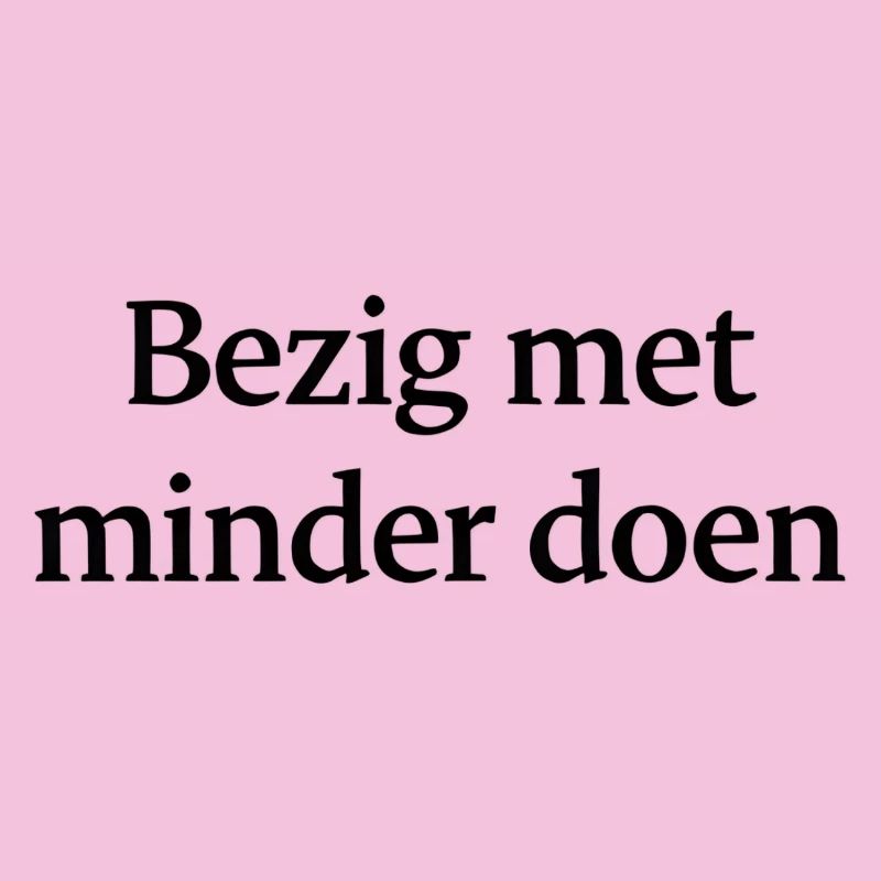 Doing less – Trendy Text Design