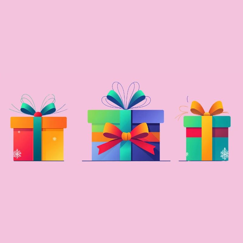 Rainbow Gift Boxes Trio
