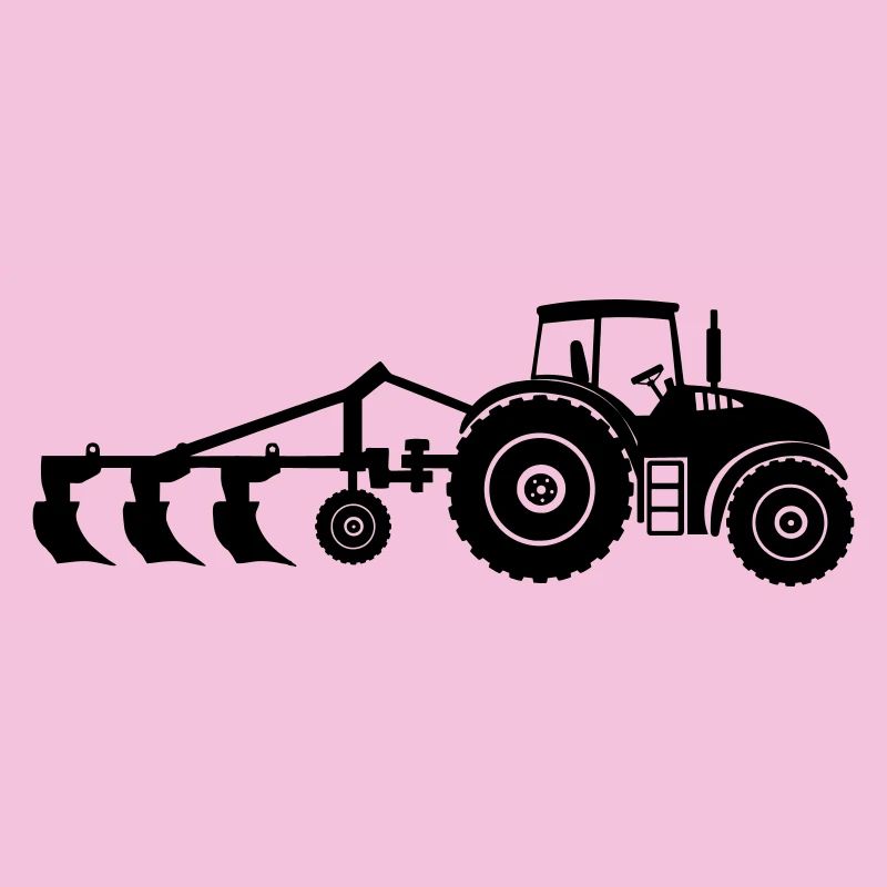 Acker-Traktor-Pflug