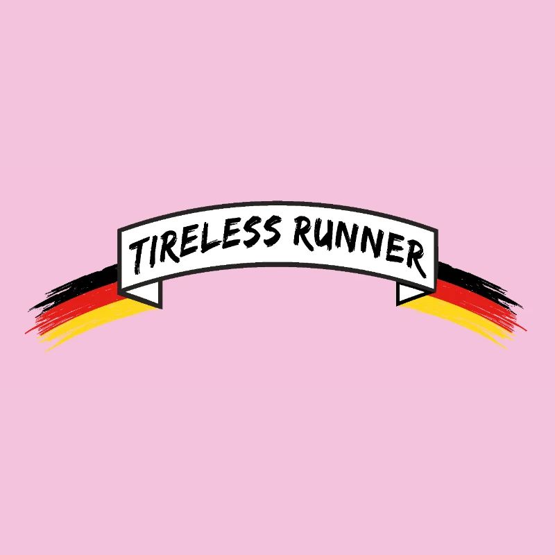 Tireless Runner | german Banner