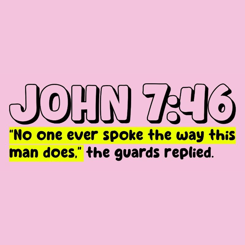 John 7:46 | Bible Quote