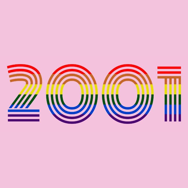Retro Regenbogen 2001 Design