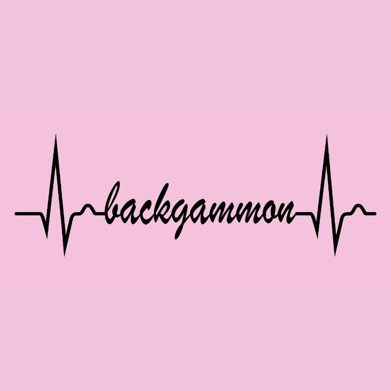 Backgammon | Board Game | Heart Curve ECG Pulse