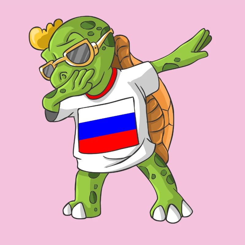Russia Dabbing turtle